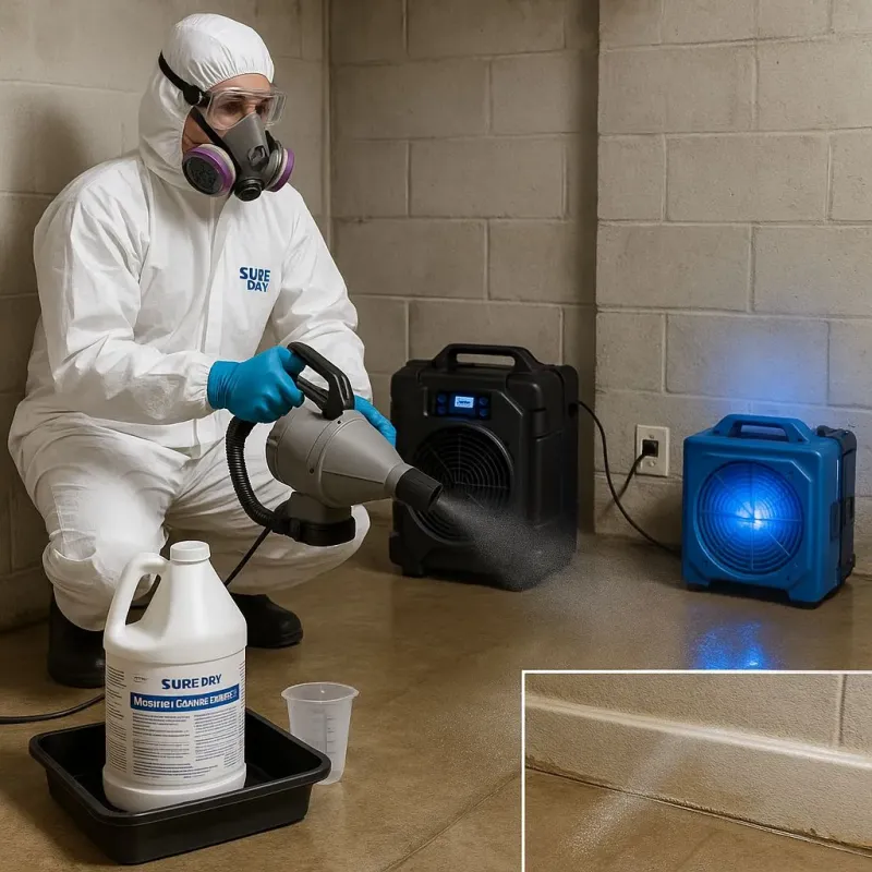 Sanitization and Odor Removal process in Spring Valley, CA